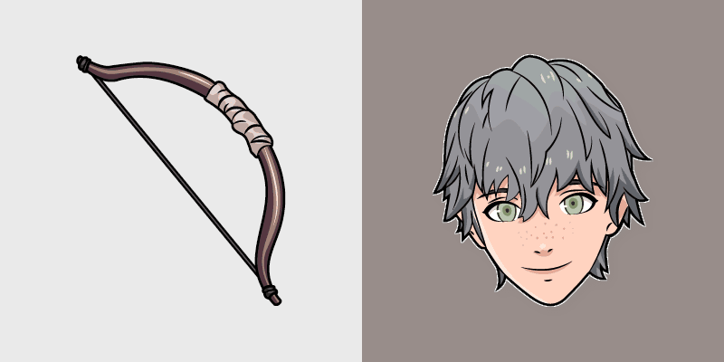 Custom Cursor Pack for Fire Emblem Ashe & Bow preview for Chrome, Edge and Windows