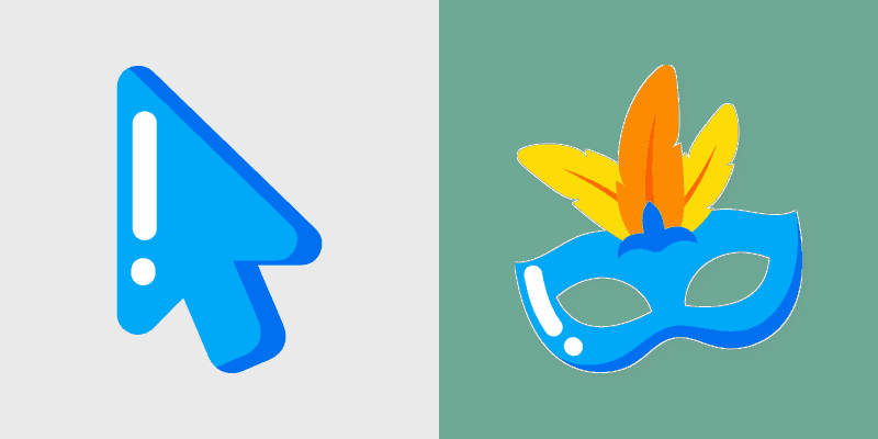 Charming custom cursor pack preview for Chrome, Edge and Windows