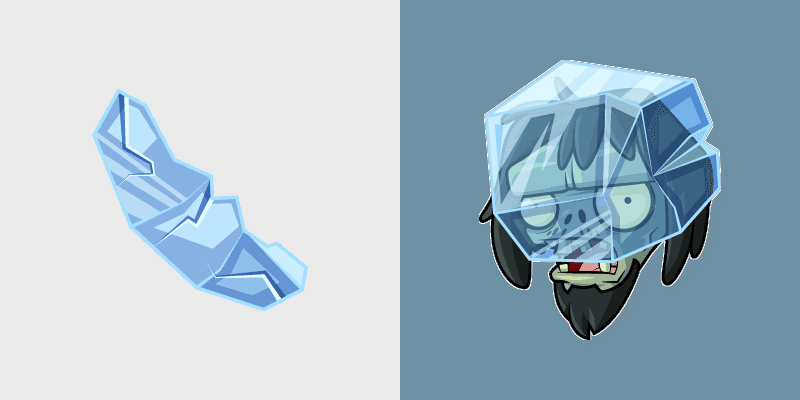 Blockhead Zombie custom cursor pack preview for Chrome, Edge and Windows