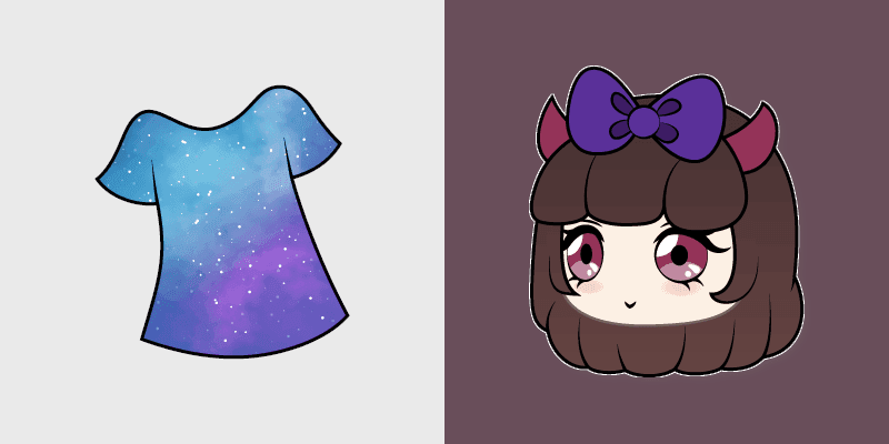 Spongey Galaxy Shirt custom cursor pack preview for Chrome, Edge and Windows