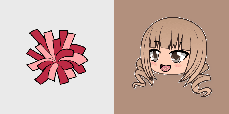 Gabriella Pom Poms custom cursor pack preview for Chrome, Edge and Windows