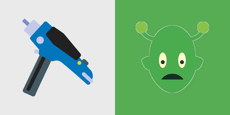Blaster custom cursor pack preview for Chrome, Edge and Windows