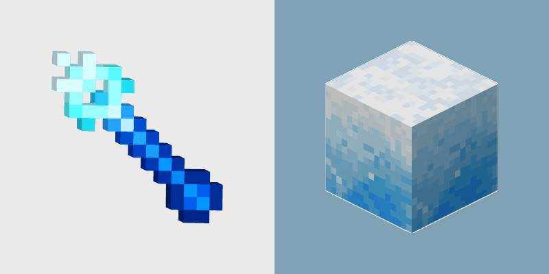Ice Wand Cube custom cursor pack preview for Chrome, Edge and Windows