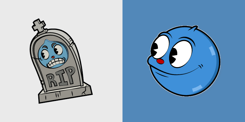 Custom Cuphead Cute Mouse custom cursor pack preview for Chrome, Edge and Windows