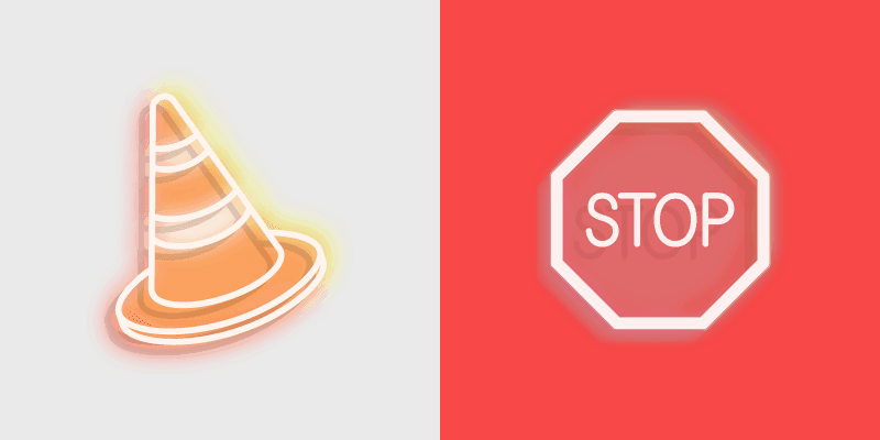 Road Traffic Cone custom cursor pack preview for Chrome, Edge and Windows