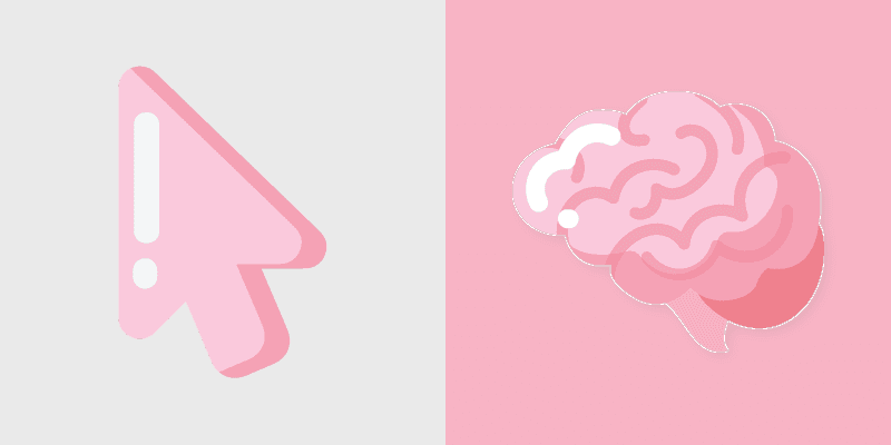 Minimal Brain custom cursor pack preview for Chrome, Edge and Windows