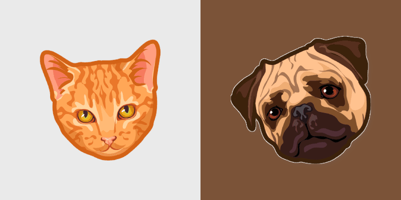 Milo And Otis custom cursor pack preview for Chrome, Edge and Windows