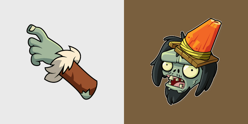 PvZ Cute Pack custom cursor pack preview for Chrome, Edge and Windows