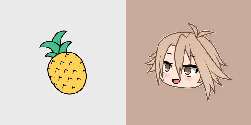 Sandy Pineapple custom cursor pack preview for Chrome, Edge and Windows
