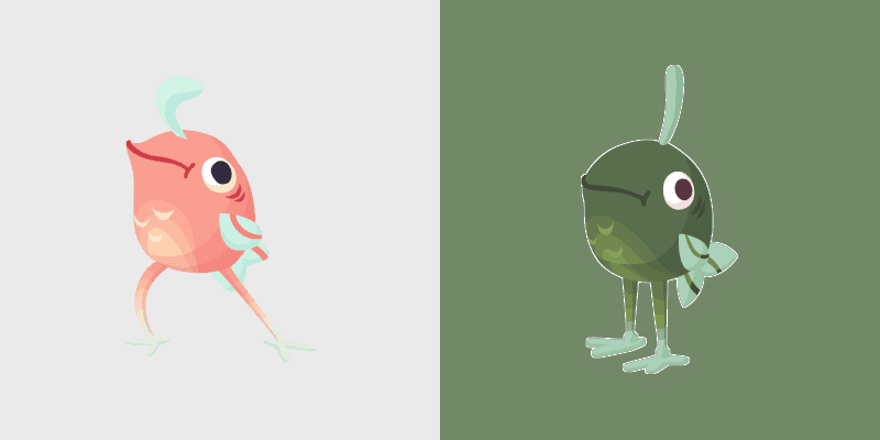 Ooblets Legsy Mouse Cursor custom cursor pack preview for Chrome, Edge and Windows