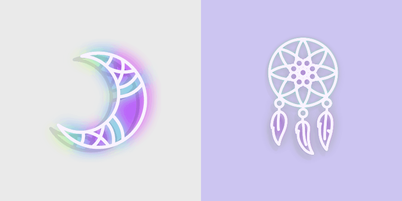 Neon Mouse custom cursor pack preview for Chrome, Edge and Windows