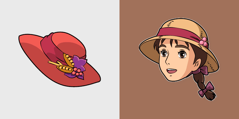 Sophie and Hat custom cursor pack preview for Chrome, Edge and Windows