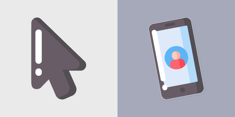 Mobile Minimal Pack custom cursor pack preview for Chrome, Edge and Windows