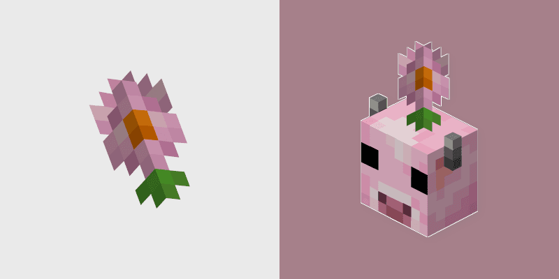 Moolip Pink Daisy custom cursor pack preview for Chrome, Edge and Windows