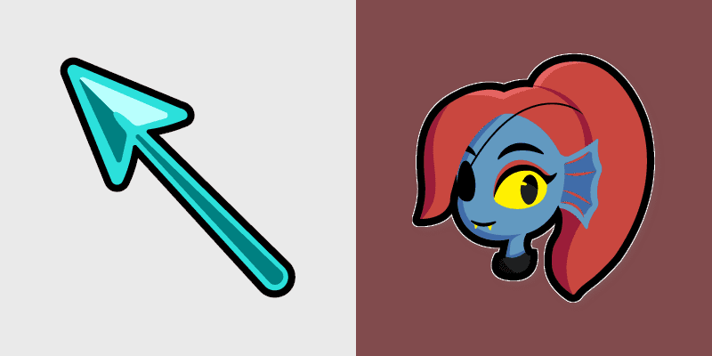 Undertale Characters custom cursor collection preview