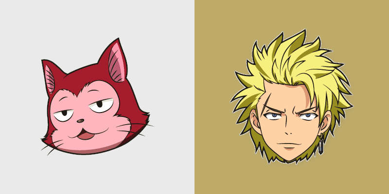 Custom Cursor Fairy Tail Sting & Lector preview for Chrome, Edge and Windows