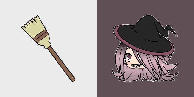 Sabrina and Broom custom cursor pack preview for Chrome, Edge and Windows