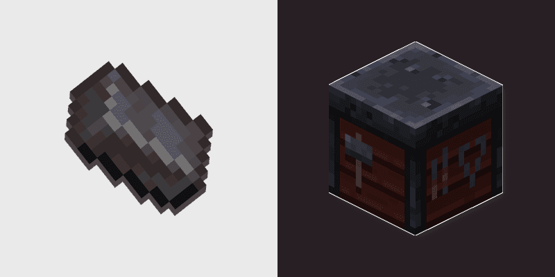 Smithing Netherite custom cursor pack preview for Chrome, Edge and Windows