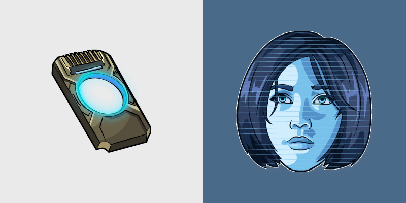 Halo Cortana custom cursor pack preview for Chrome, Edge and Windows