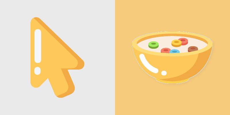 Soft Morning Minimal custom cursor pack preview for Chrome, Edge and Windows