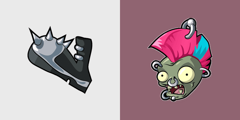Punk Zombie custom cursor pack preview for Chrome, Edge and Windows
