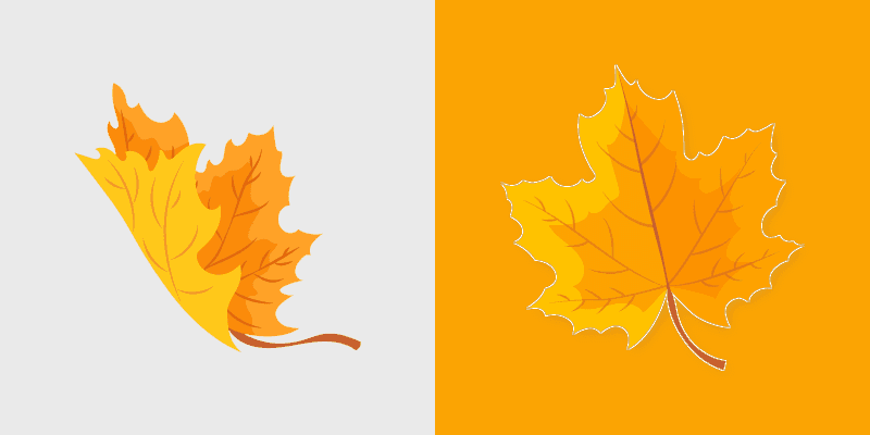 Autumn Maple custom cursor pack preview for Chrome, Edge and Windows