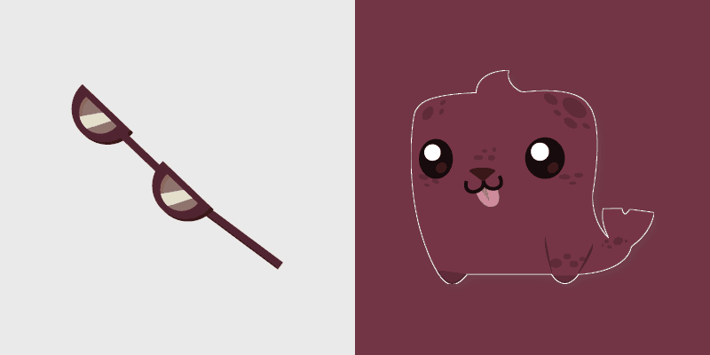 Magenta Seal custom cursor pack preview for Chrome, Edge and Windows