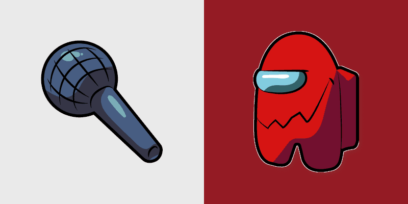 Red Impostor custom cursor pack preview for Chrome, Edge and Windows