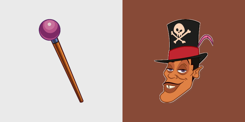 Dr. Facilier custom cursor pack preview for Chrome, Edge and Windows
