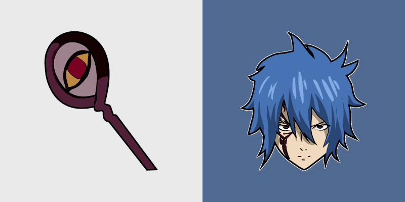 Fairy Tail Jellal custom cursor pack preview for Chrome, Edge and Windows