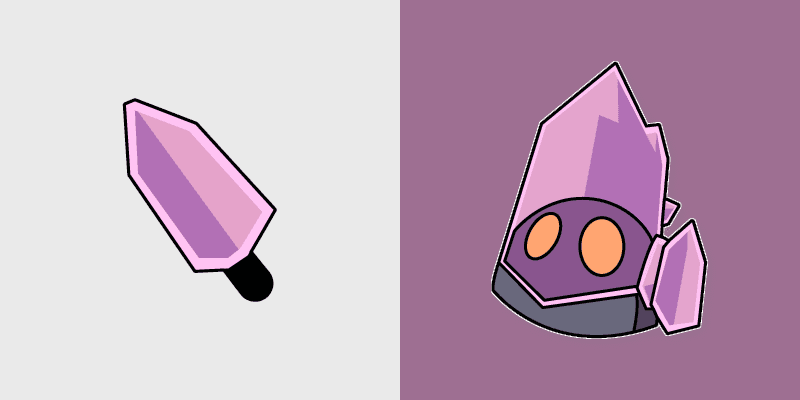 Crystal Guardian custom cursor pack preview for Chrome, Edge and Windows