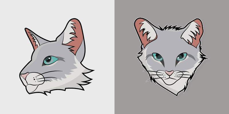 Custom Cursor - Bristlefrost from Warrior Cats preview for Chrome, Edge and Windows