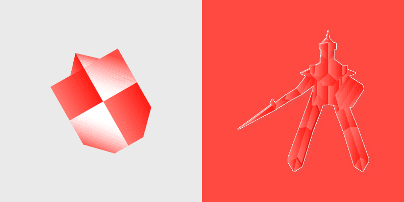 Origami Knight custom cursor pack preview for Chrome, Edge and Windows