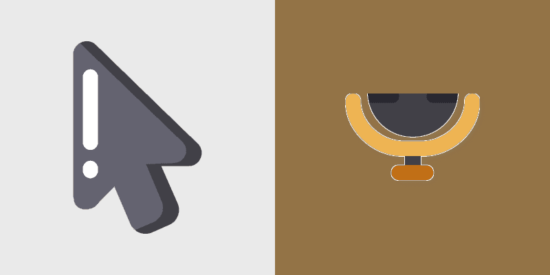 Singing Star Minimal custom cursor pack preview for Chrome, Edge and Windows