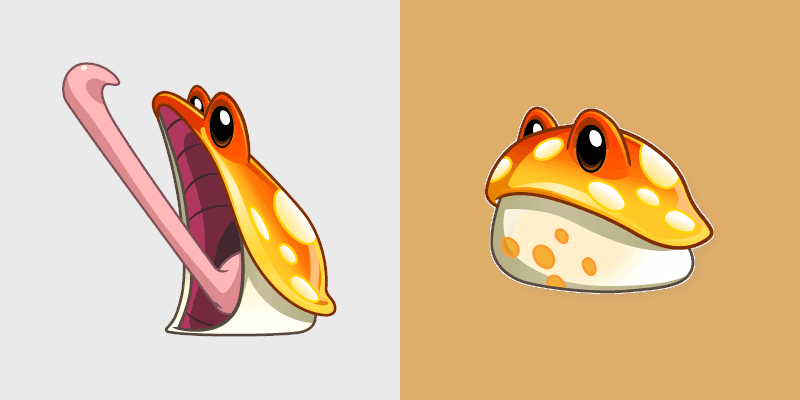 Toadstool custom cursor pack preview for Chrome, Edge and Windows
