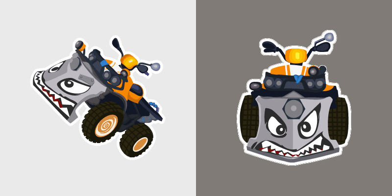 Fortnite ATV custom cursor pack preview for Chrome, Edge and Windows