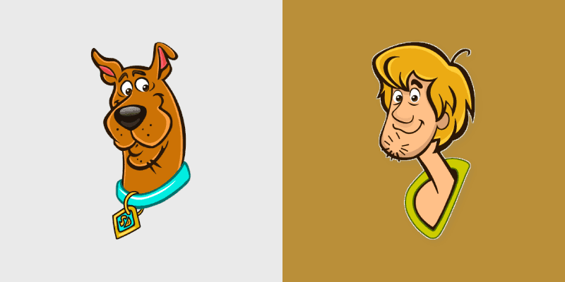 Scooby & Shaggy custom cursor pack preview for Chrome, Edge and Windows