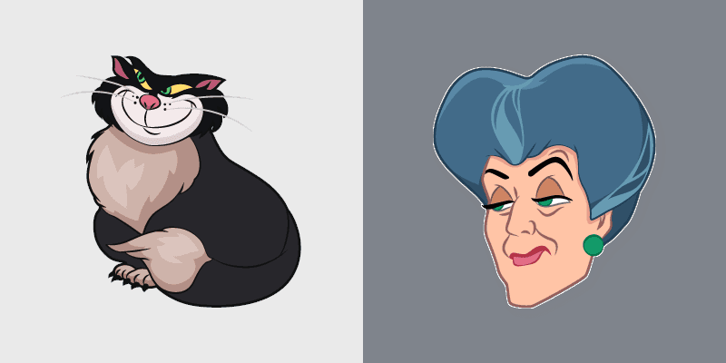 Cinderella Lucifer custom cursor pack preview for Chrome, Edge and Windows