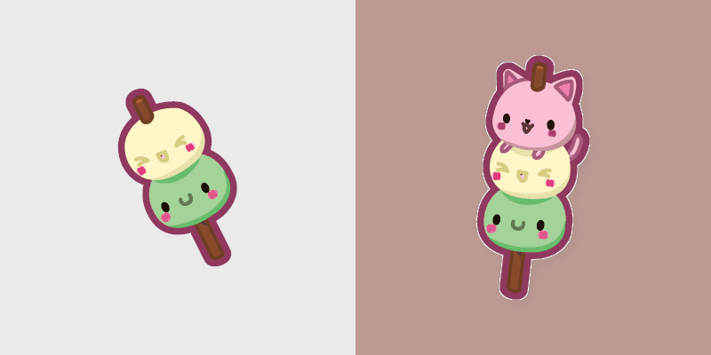 Kitten Rice custom cursor pack preview for Chrome, Edge and Windows