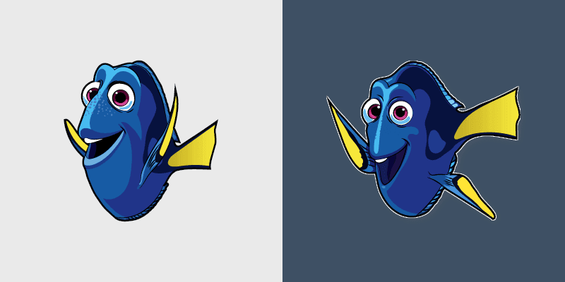 Dory Ocean custom cursor pack preview for Chrome, Edge and Windows