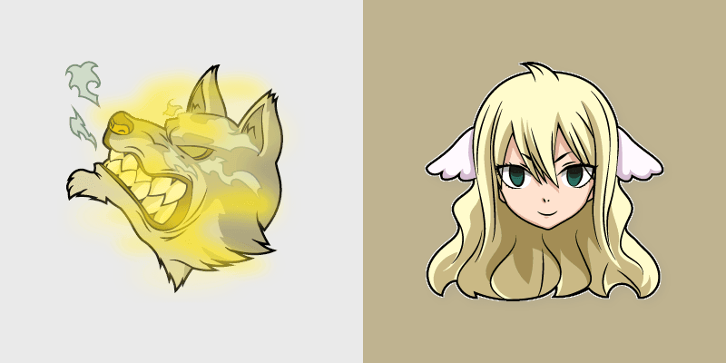 Fairy Tail Mavis custom cursor pack preview for Chrome, Edge and Windows