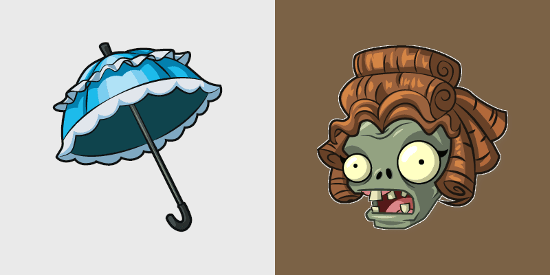 PvZ Custom Pack B custom cursor pack preview for Chrome, Edge and Windows