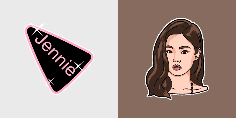 Kim Jennie custom cursor pack preview for Chrome, Edge and Windows