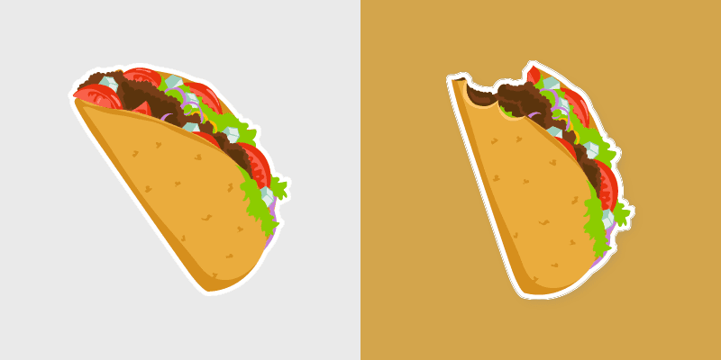 Taco custom cursor pack preview for Chrome, Edge and Windows