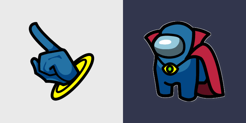 Doctor Strange Crewmate custom cursor pack preview for Chrome, Edge and Windows