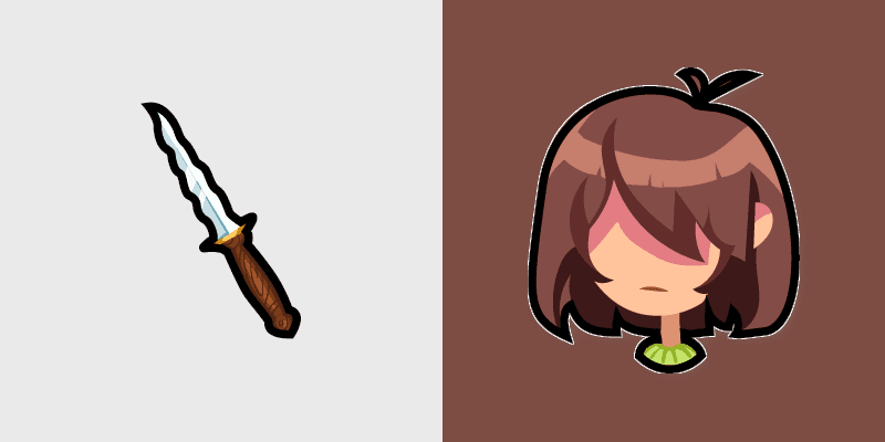 Kris & Knife custom cursor pack preview for Chrome, Edge and Windows
