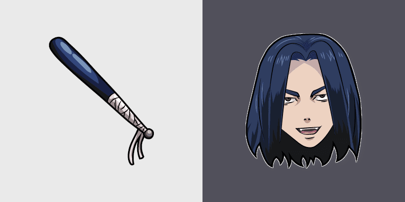 Keisuke Baji custom cursor pack preview for Chrome, Edge and Windows