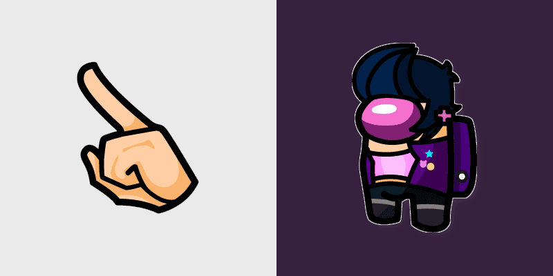 Bibi Crewmate custom cursor pack preview for Chrome, Edge and Windows
