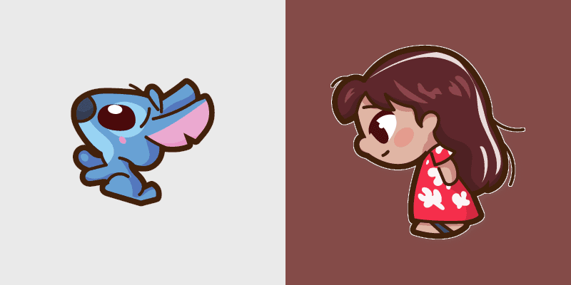 Lilo and Stitch Collection custom cursor pack preview for Chrome, Edge and Windows