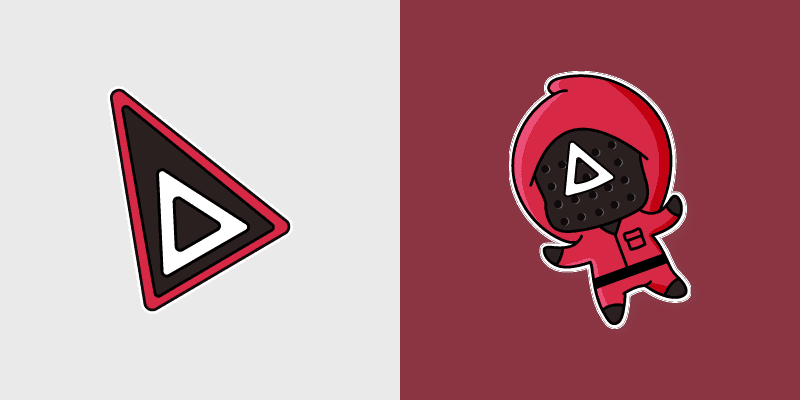 Squid Game Arena custom cursor pack preview for Chrome, Edge and Windows